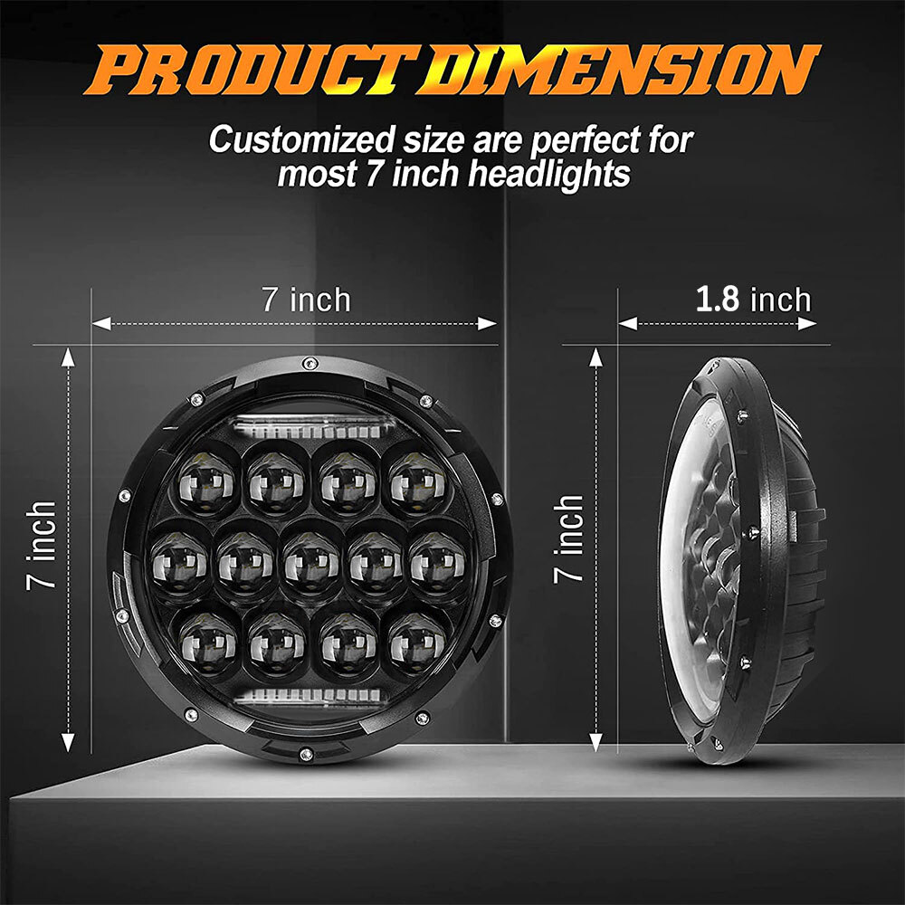 For Suzuki Intruder Volusia VS VL 700 800 1400 1500 Boulevard LED Headlight Kit