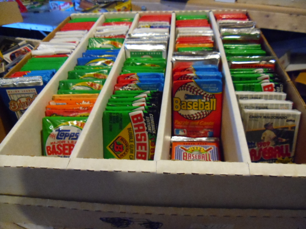 Great Unopened Baseball Card Packs From 32-38 Years Ago! FREE MICKEY MANTLE!