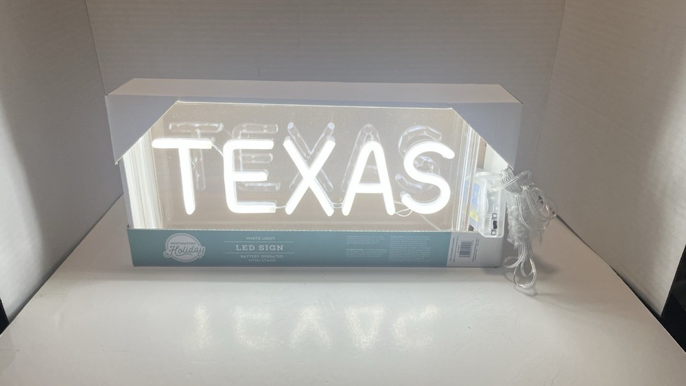 LED sigh “Texas” Battery Operated