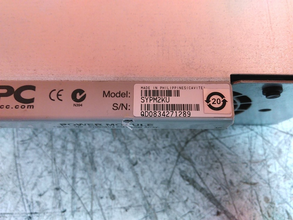 Defective APC SYPM2KU Symmetra RM Power Array Module AS-IS