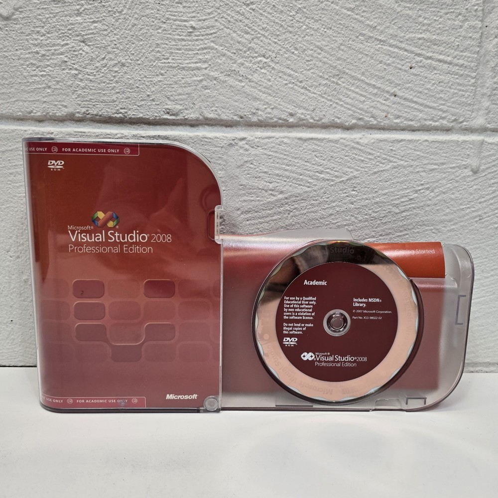 2008 Microsoft Visual Studio Professional Edition & SQL SERVER Academic Version