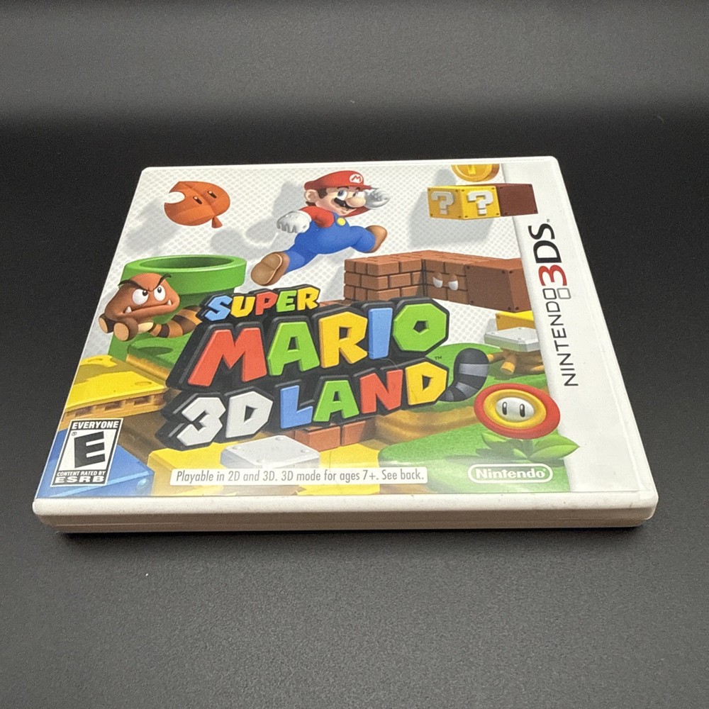 Super Mario 3D Land Nintendo 3DS Empty Case ONLY (no game)