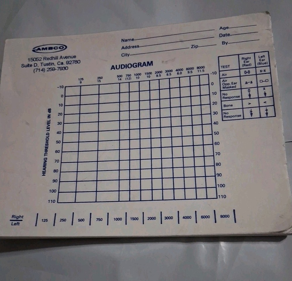 AMBCO 650A Screening Audiometer Tested (Wh2)