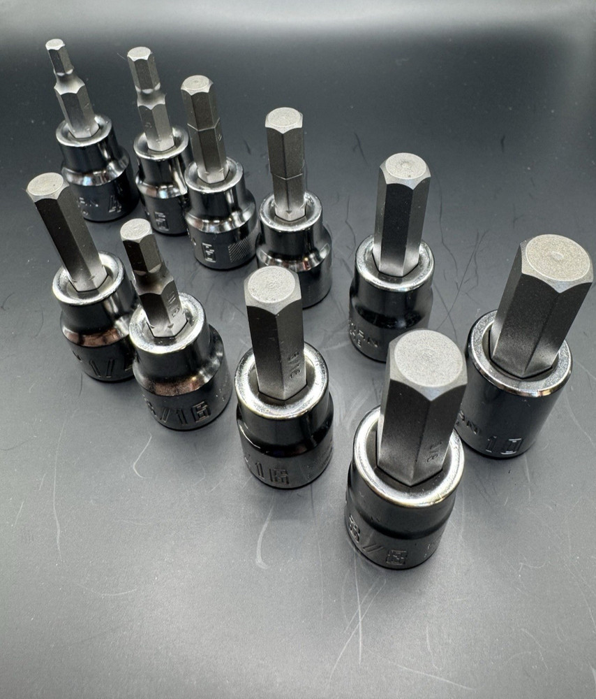 CRAFTSMAN 10 Piece 3/8" Drive Hex Bit Socket Set SAE / Metric