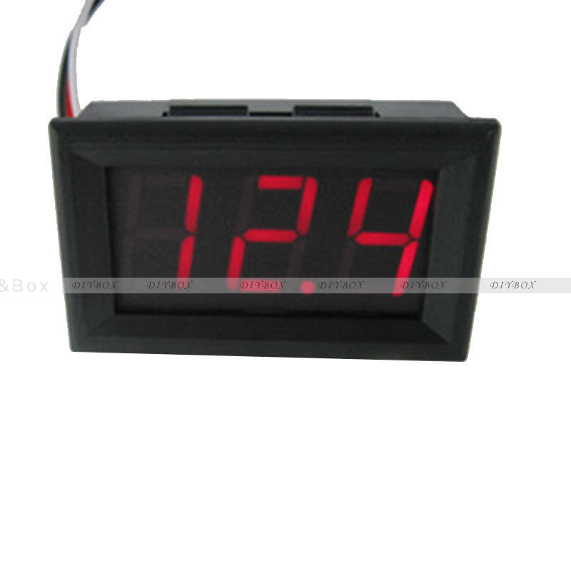 0.56" DC4.5/4.7/5V-30V Voltmeter LED Panel 3 Digital Display Volt Voltage Meter