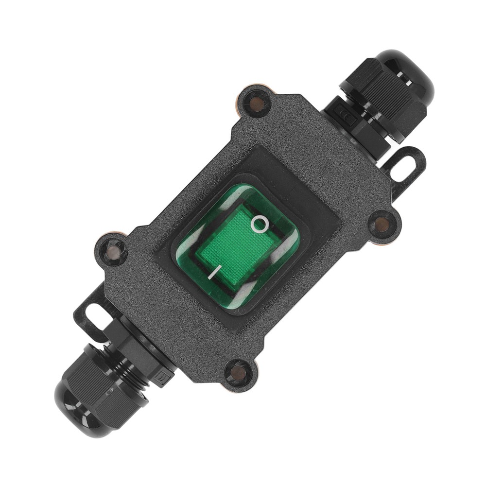 4Pin 2Position Inline Cord Switch With Rocker Button OnOff Outdoor Toggle Switch