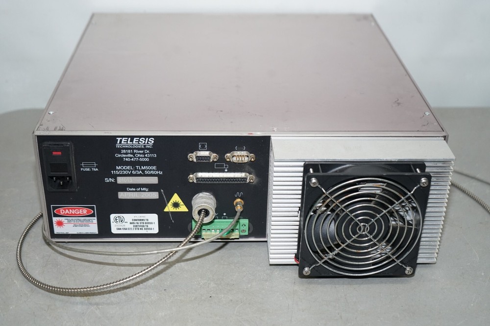 ^ Telesis TLM500E Diode Pumped Laser System #X4533