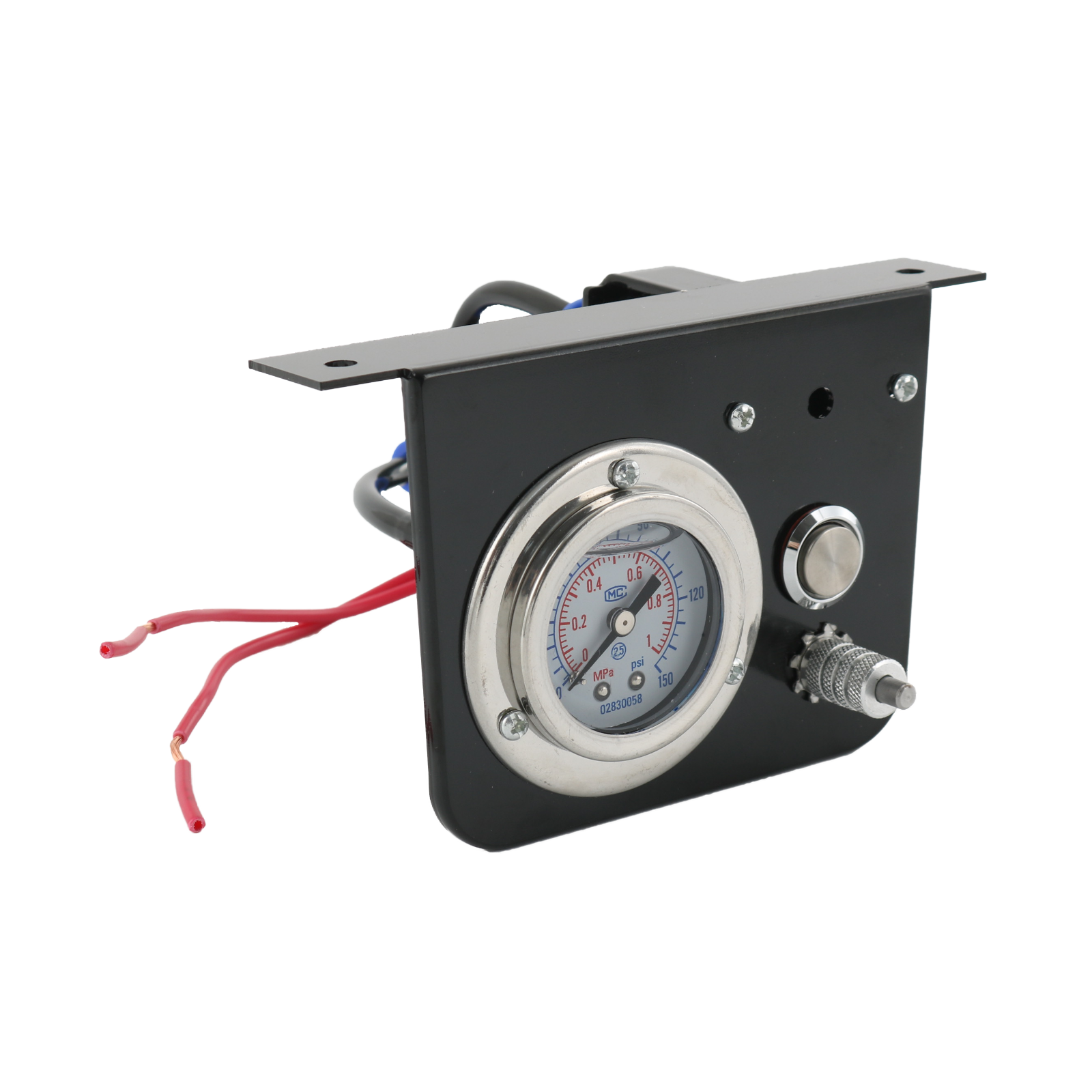 25804 Air Suspension Compressor Guage Switch Amps Kit Air Lift Bag Control Kit