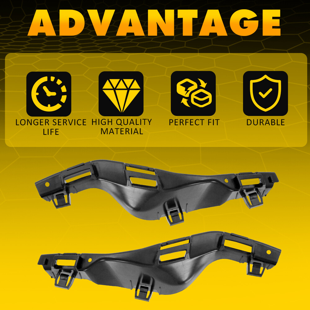 For Ford Escape 2008-2012 Bumper Cover Bracket Driver&Passenger Side Pair Front