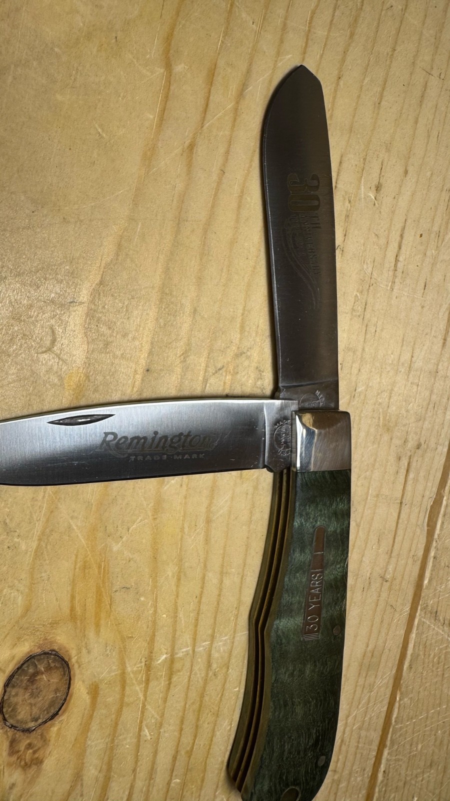 Lot of 4 Remington Bullet Knives 2012-30th 1992 2x1989