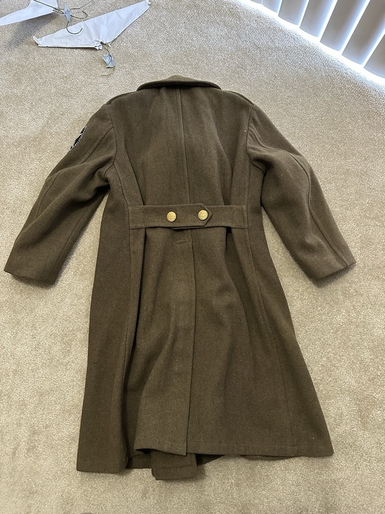 Ww2 M1939 Winter Overcoat 2nd Infantry Division