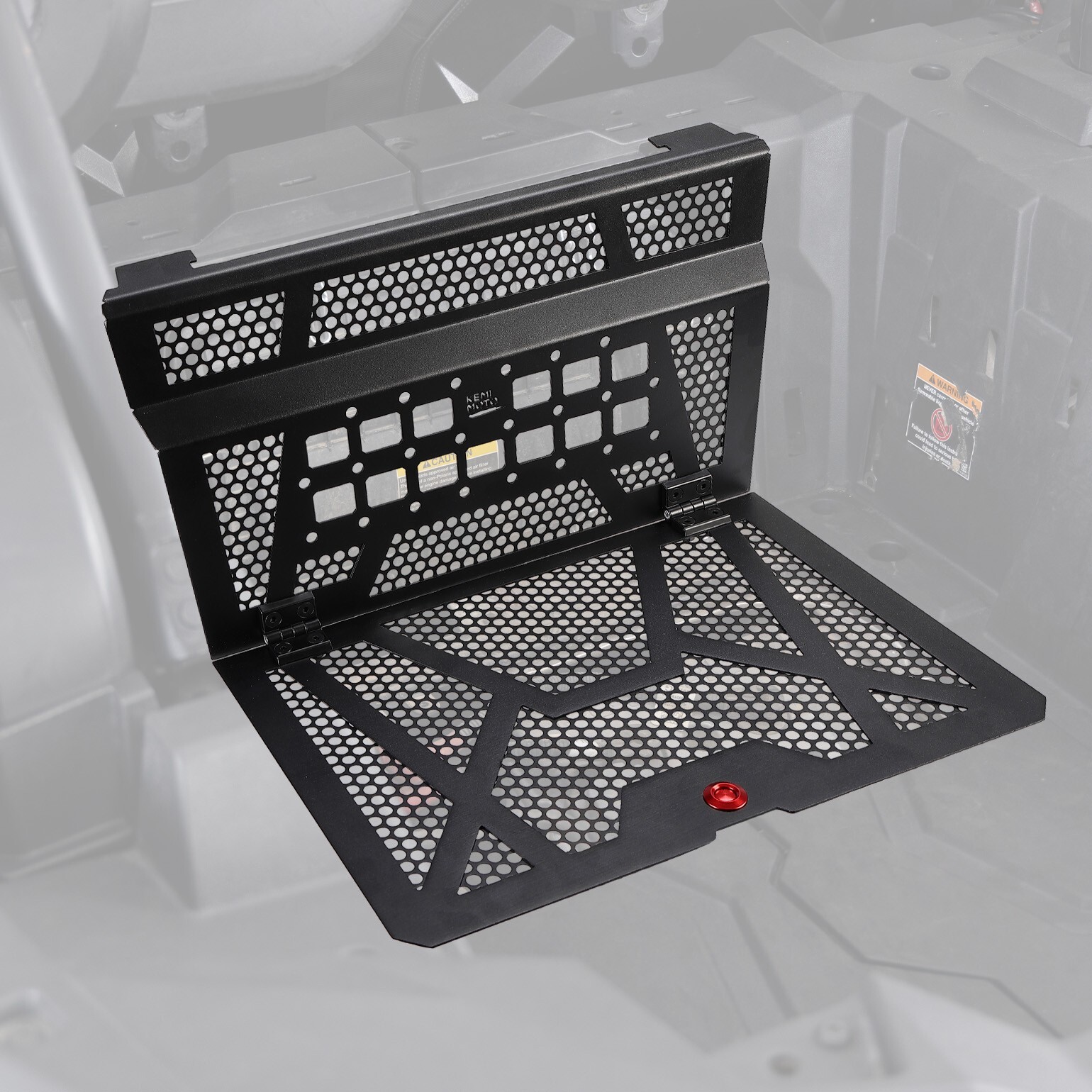 Aluminum Vented Engine Bed Cover Polaris RZR XP 1000/4 RZR XP Turbo/4 2014-2023