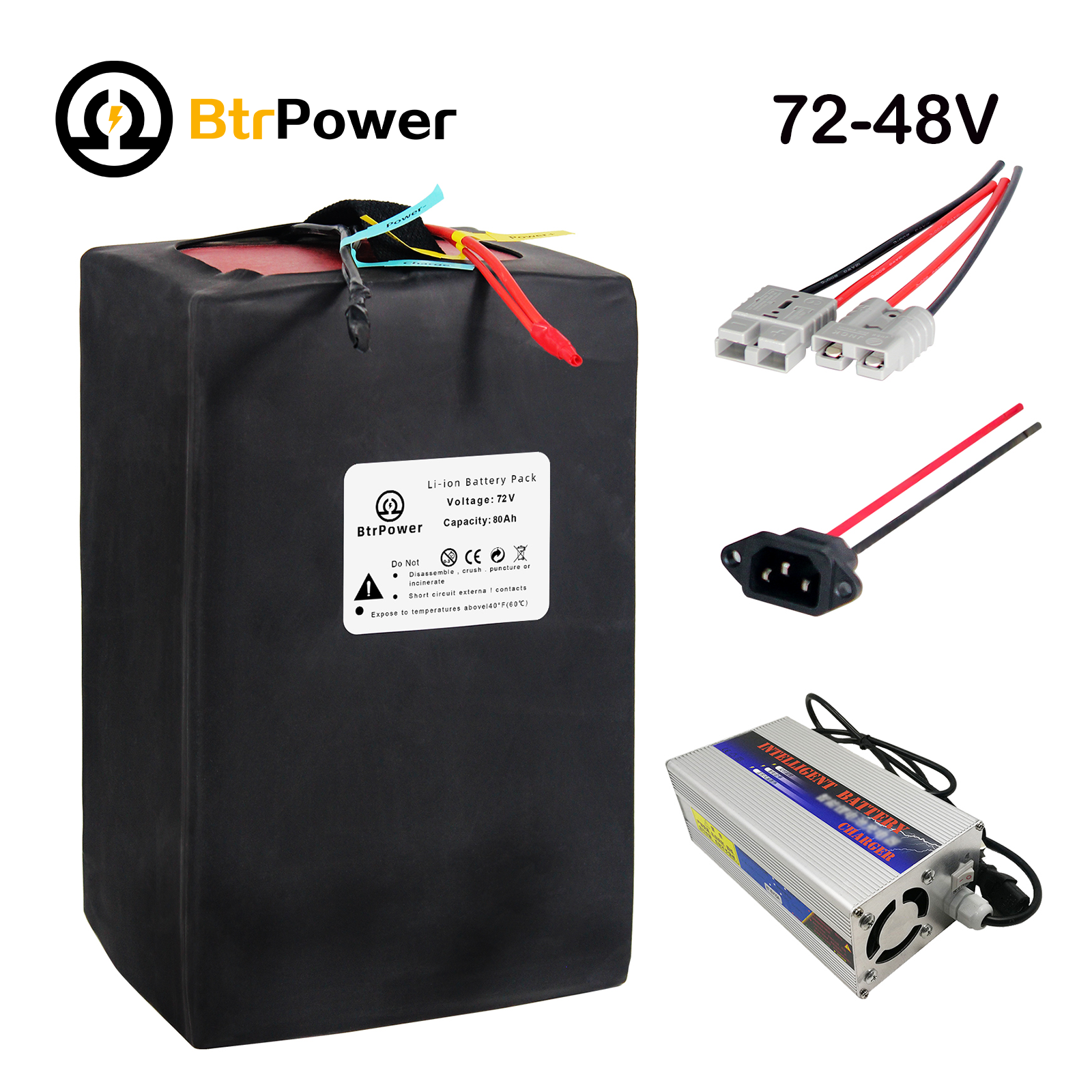 48V 60V 72V 18Ah-60Ah Lithium Lifepo4 Battery 500W-3500W ebike Electric Bicycles