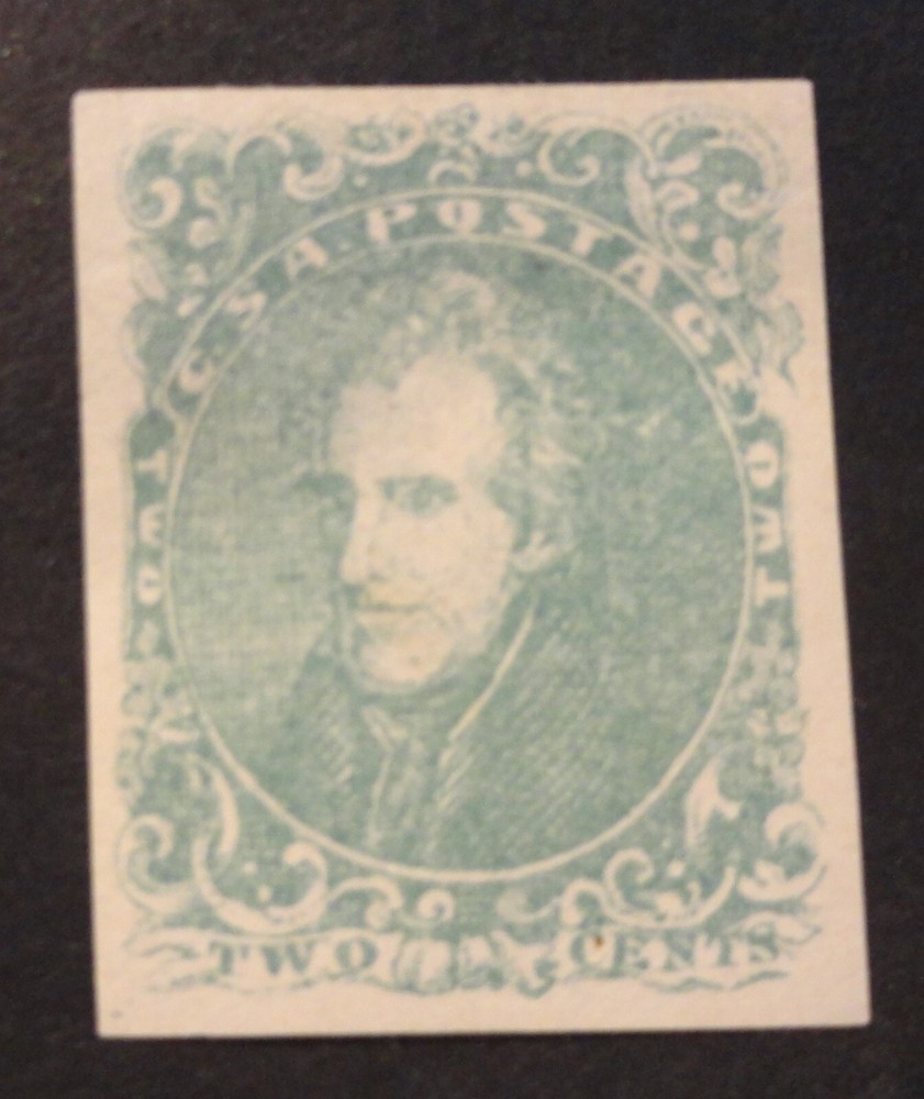 CONFEDERATE STATES  SCOTT #3 XF MINT HR 1862 GREEN ANDREW JACKSON