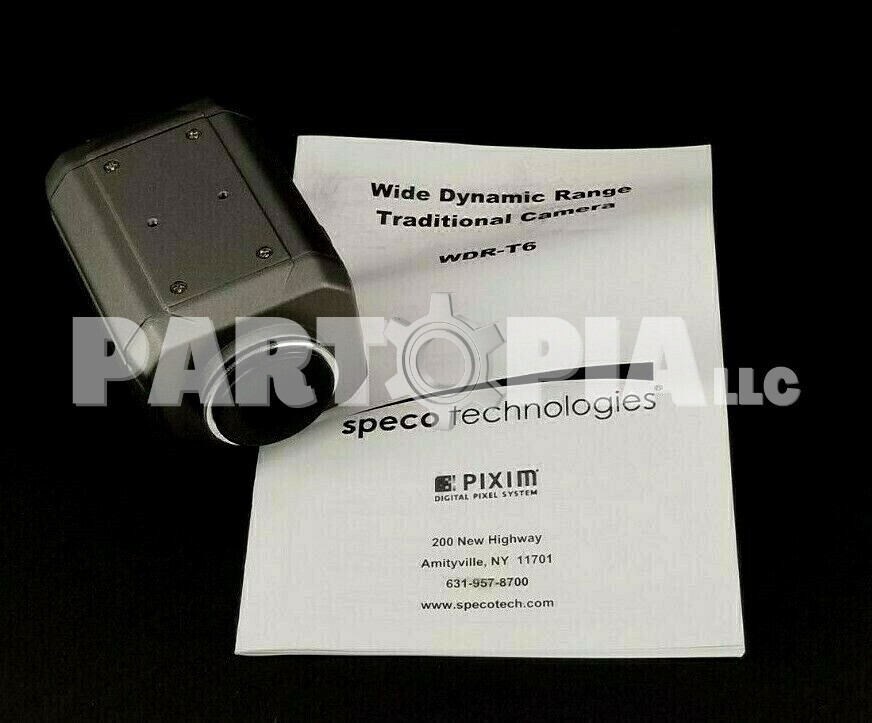 Speco Technologies, WDR-T6 Wide Dynamic Range Color Camera, 1/3" Pixim Sensor