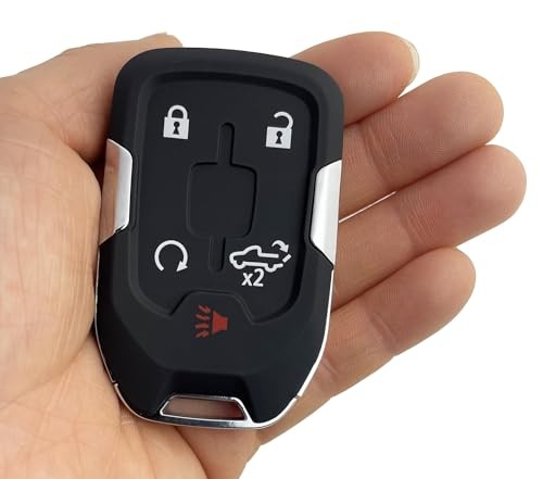5 Button Replacement Keyless Entry Key Fob Cover fit for Chevy 5 Button-a