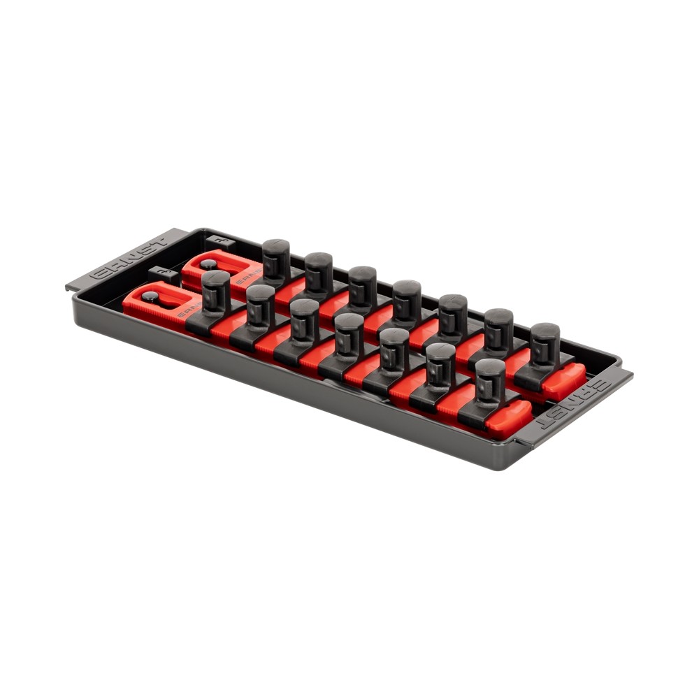 Ernst 2 Rail Twist Lock Socket Boss 8", Red - 1/2" (8554)
