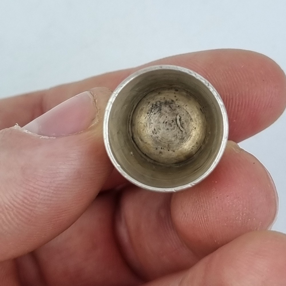 Antique Solid Silver Thimble Birmingham 1928 Henry Griffith & Sons