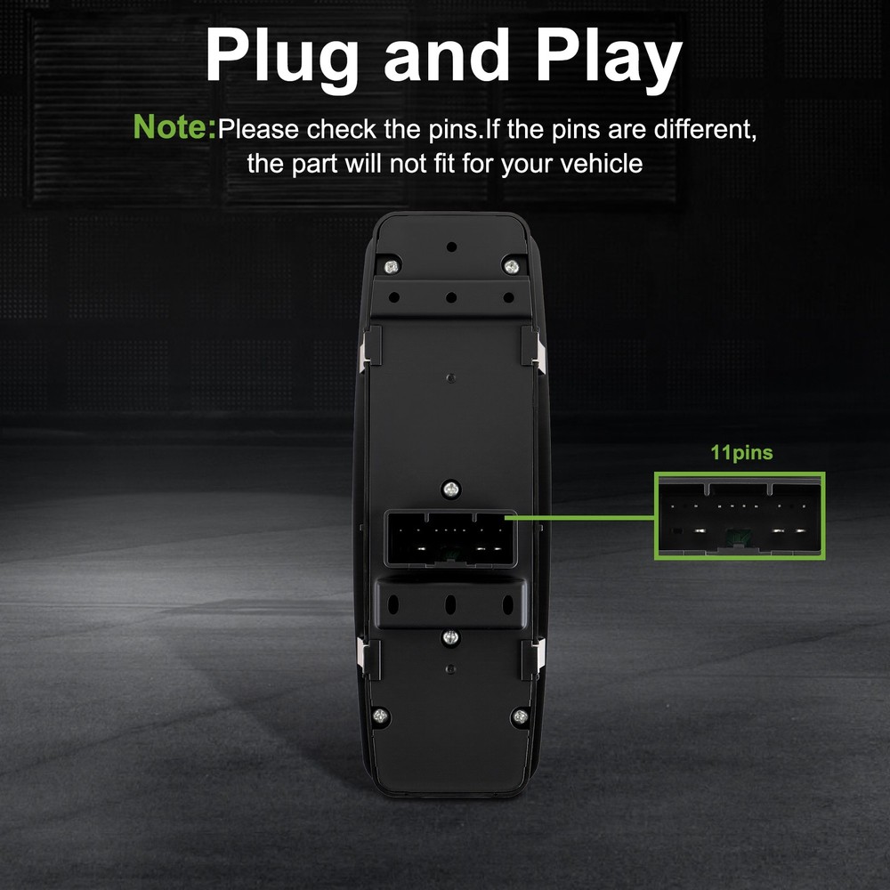 Left Master Power Window Control Switch For for Jeep Cherokee 2015-2022