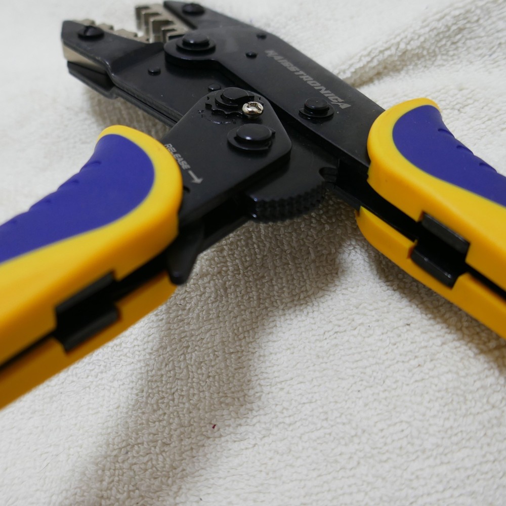haisstronica Crimping Tool, Blue/ Yellow