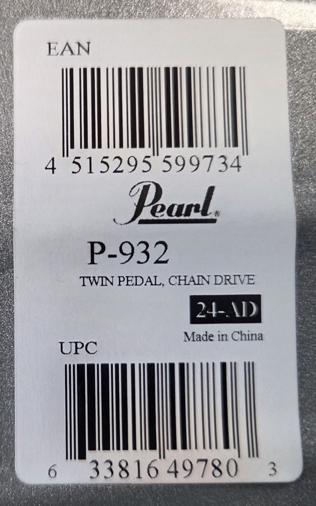 Pearl P932 Double Pedal