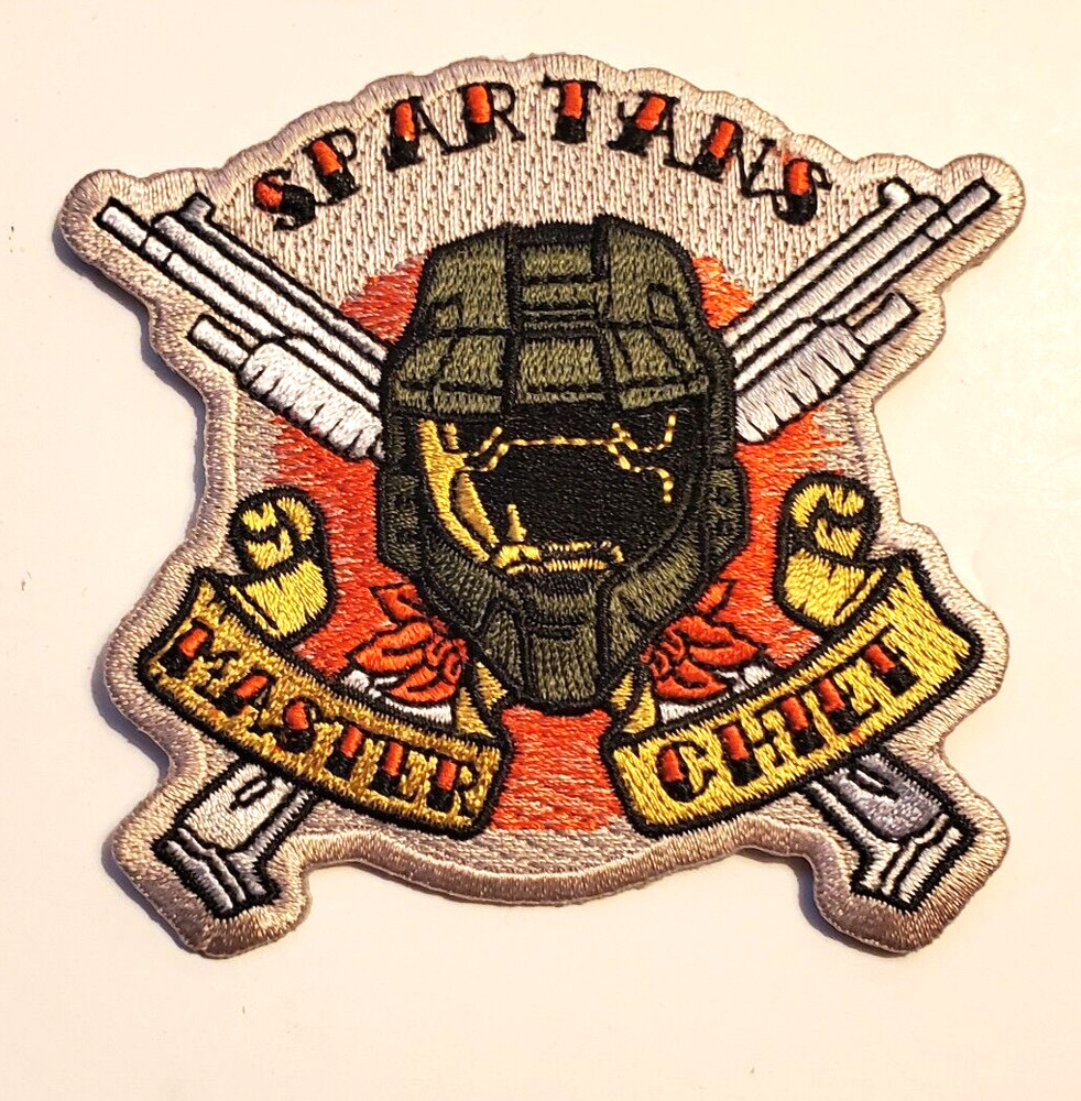 Spartans Master Chief HALO  3" Patch- Mailed from USA