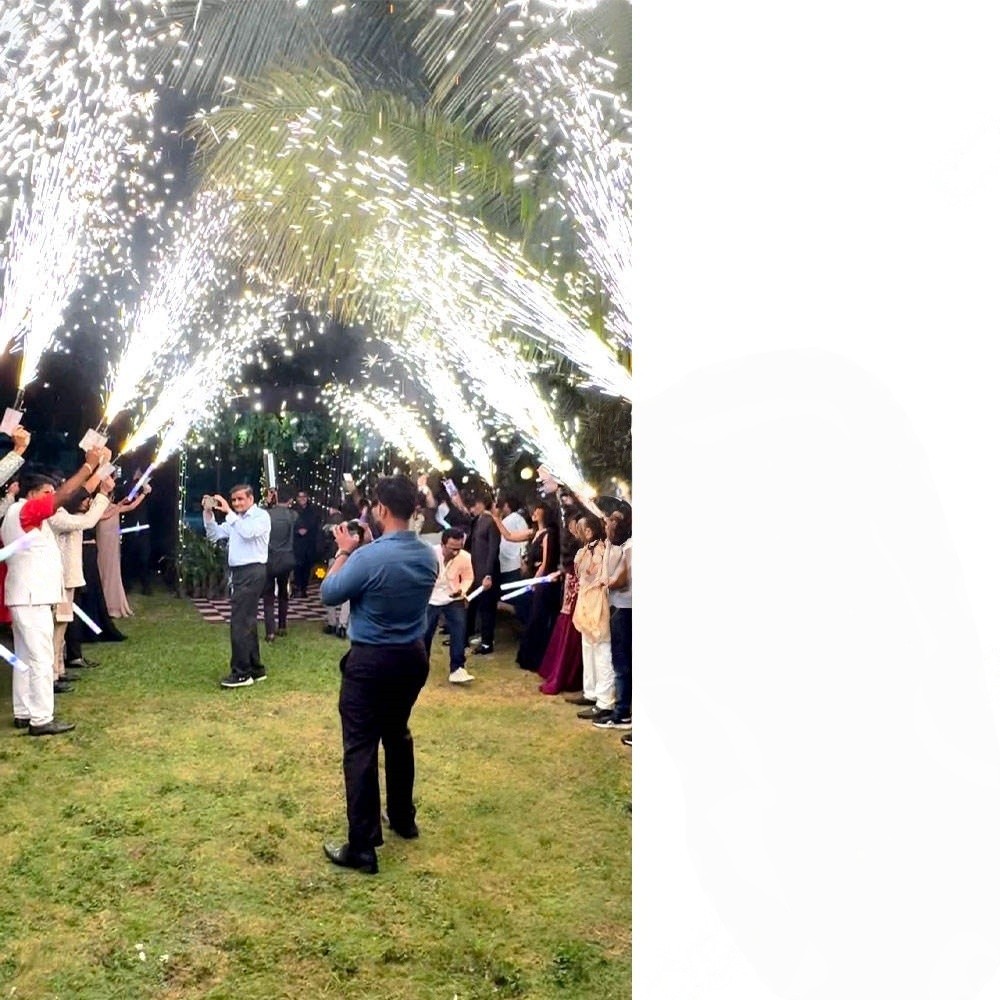 8pc Cold Pyro Handheld Wedding Ignition firework Indoor Mini Sparkler Shooter