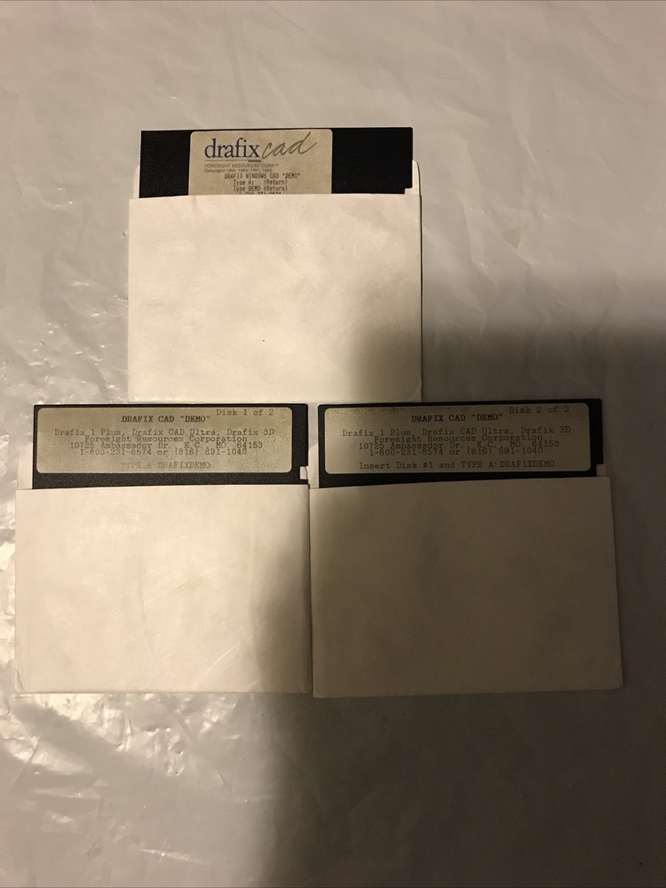 Drafix Floppy Disks