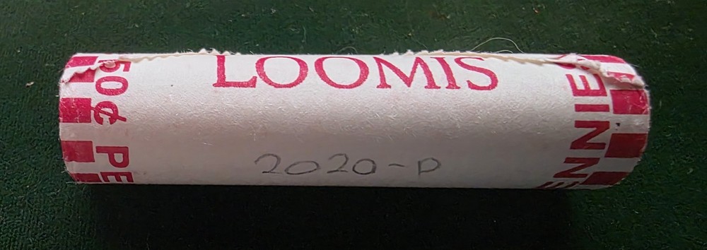 2020 D LINCOLN SHIELD CENT ROLL 50 COINS UNCIRCULATED