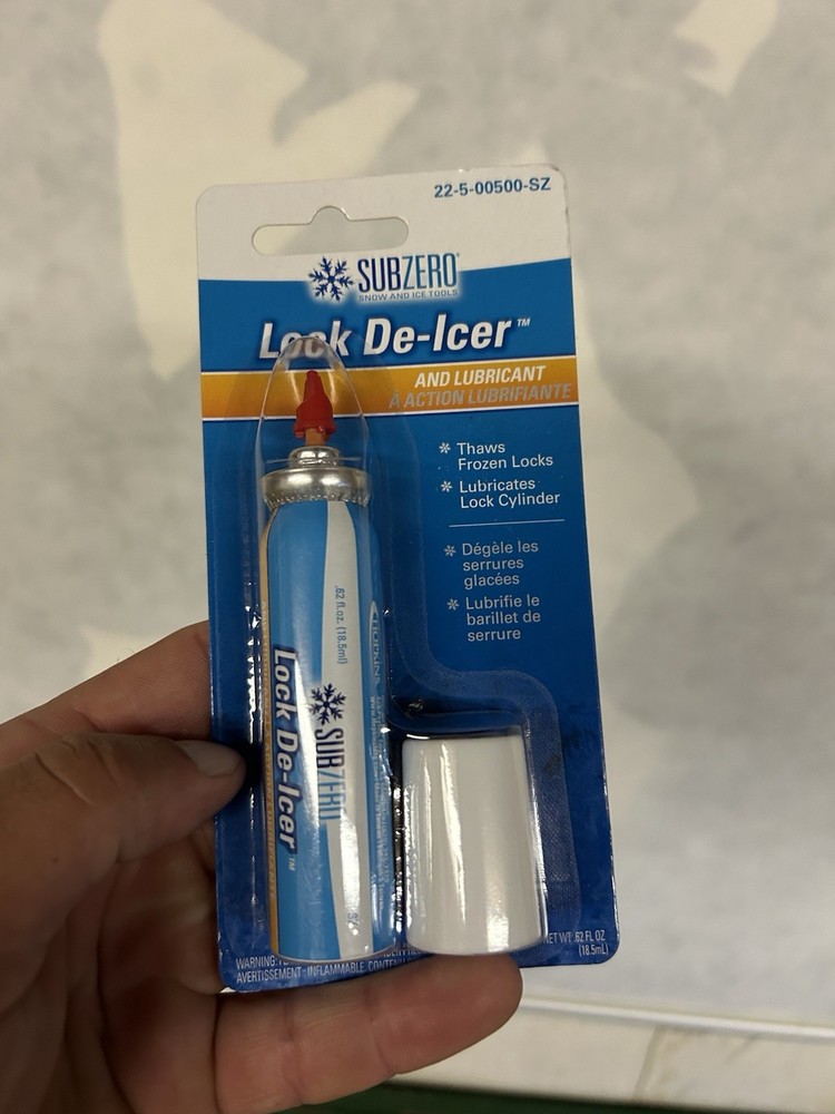 18 Subzero Lock De-icers