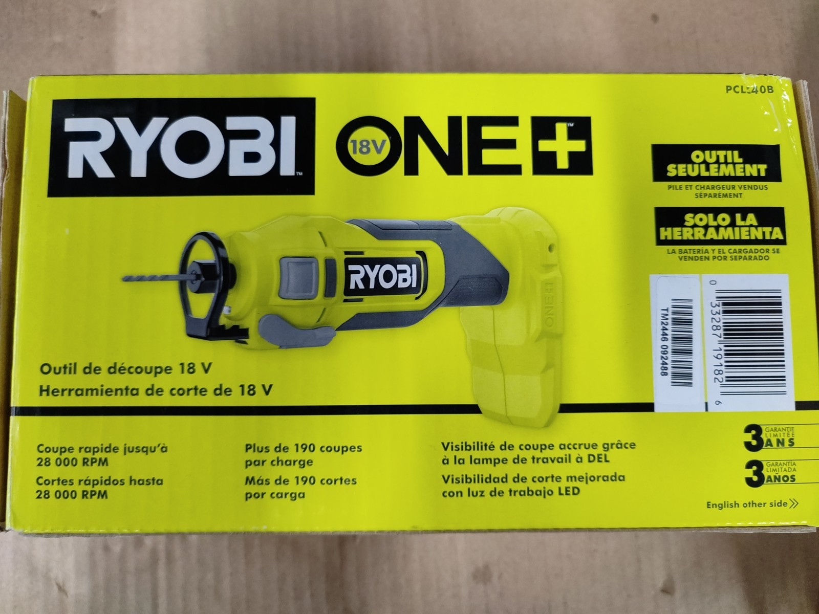 RYOBI 18V ONE+ Cut-Out Tool PCL540B (Tool Only)