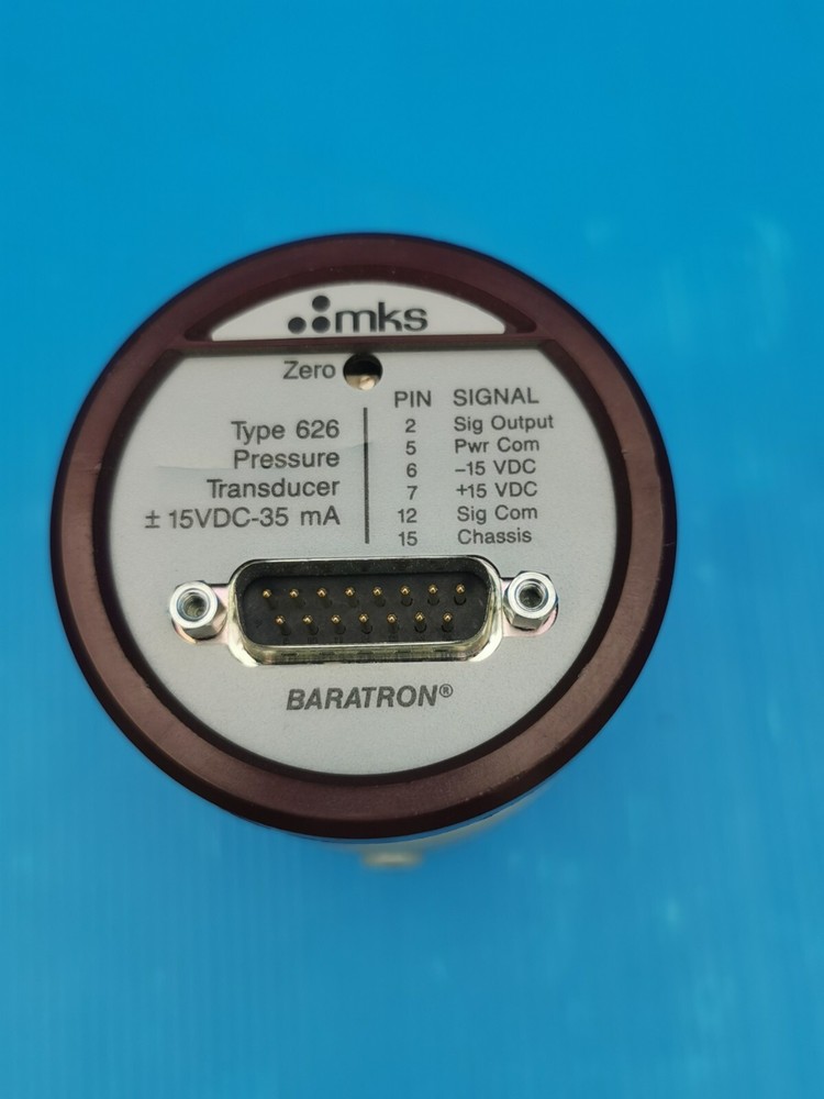 MKS Baratron Capacitance Manometer 626B01TDE RANGE 133.32 Pa