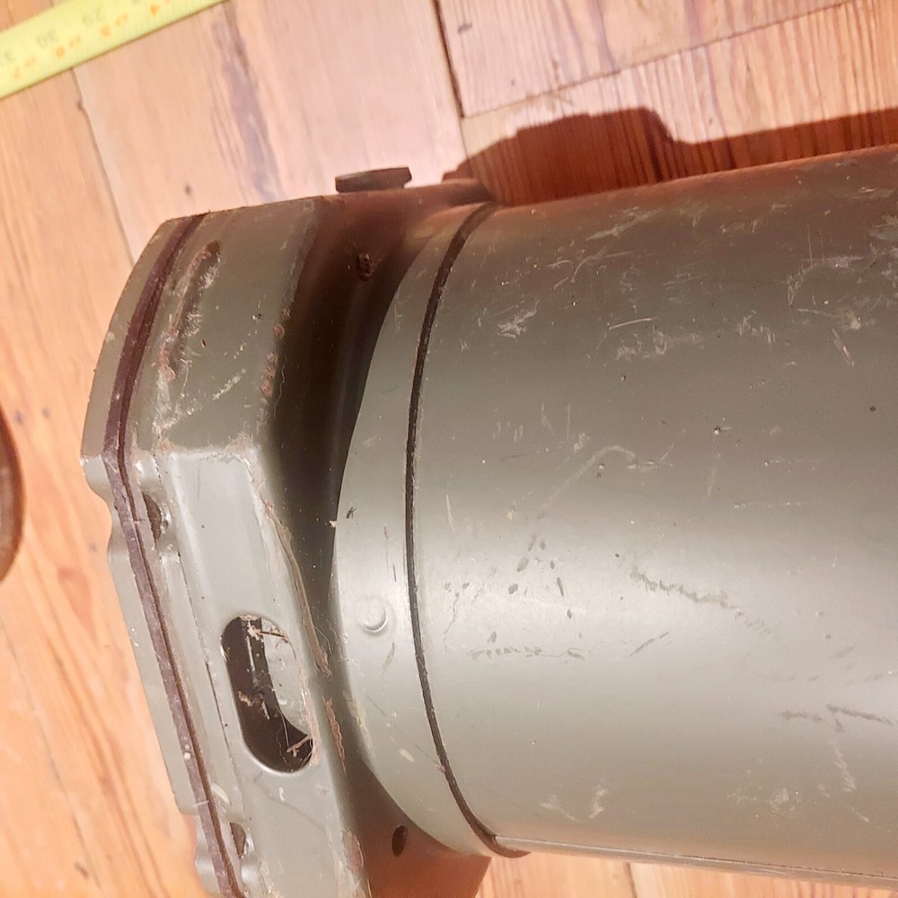 Cylindrical Ammunition Container Empty Military Surplus