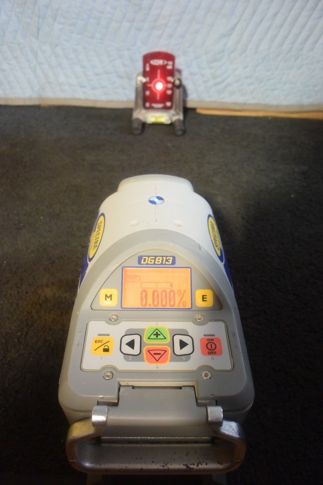 Spectra Precision Trimble Model DG813 Red Beam Straight Pipe Laser