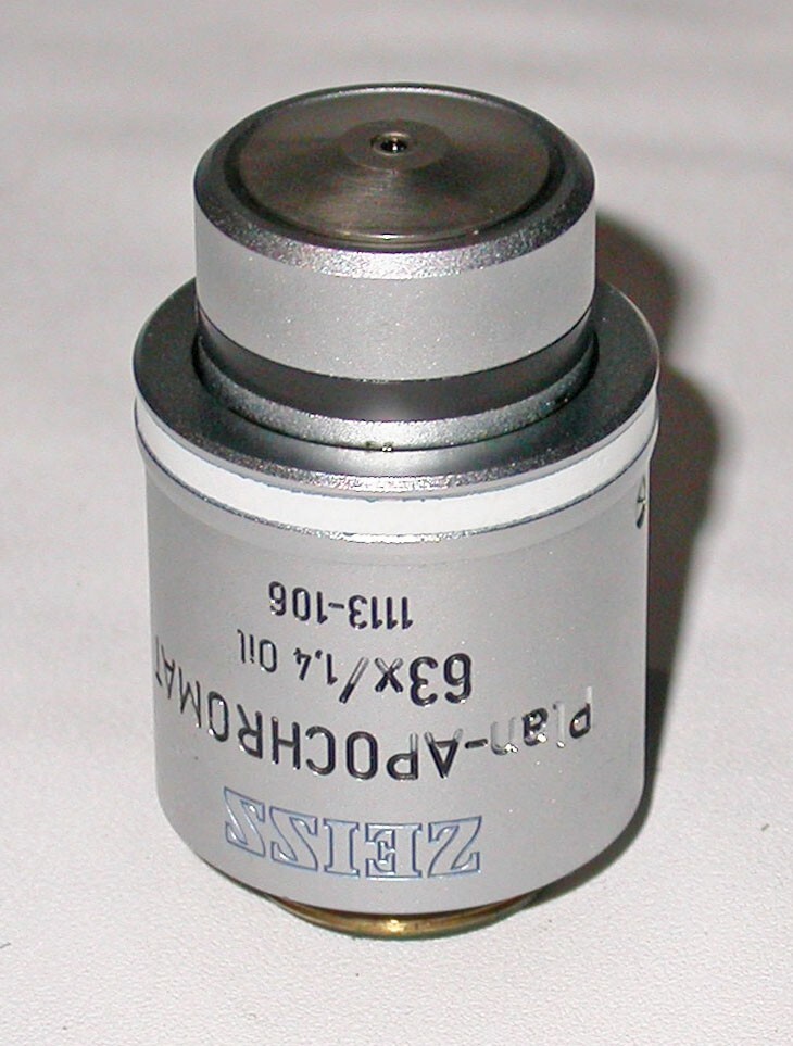 Zeiss Plan-Apochromat 63x / 1.4 Oil Objective