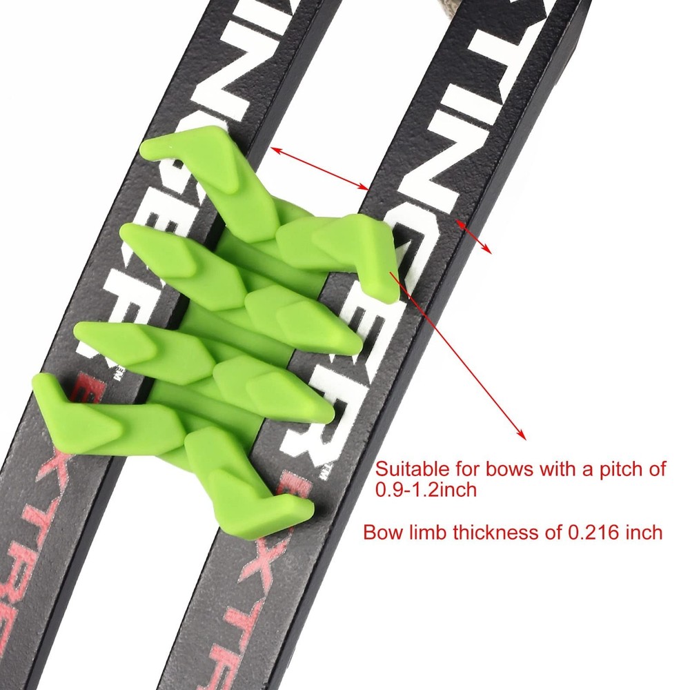 Bow Limb Dampeners for Compound Bow Crossbow Limb Dampeners Archery Split Red