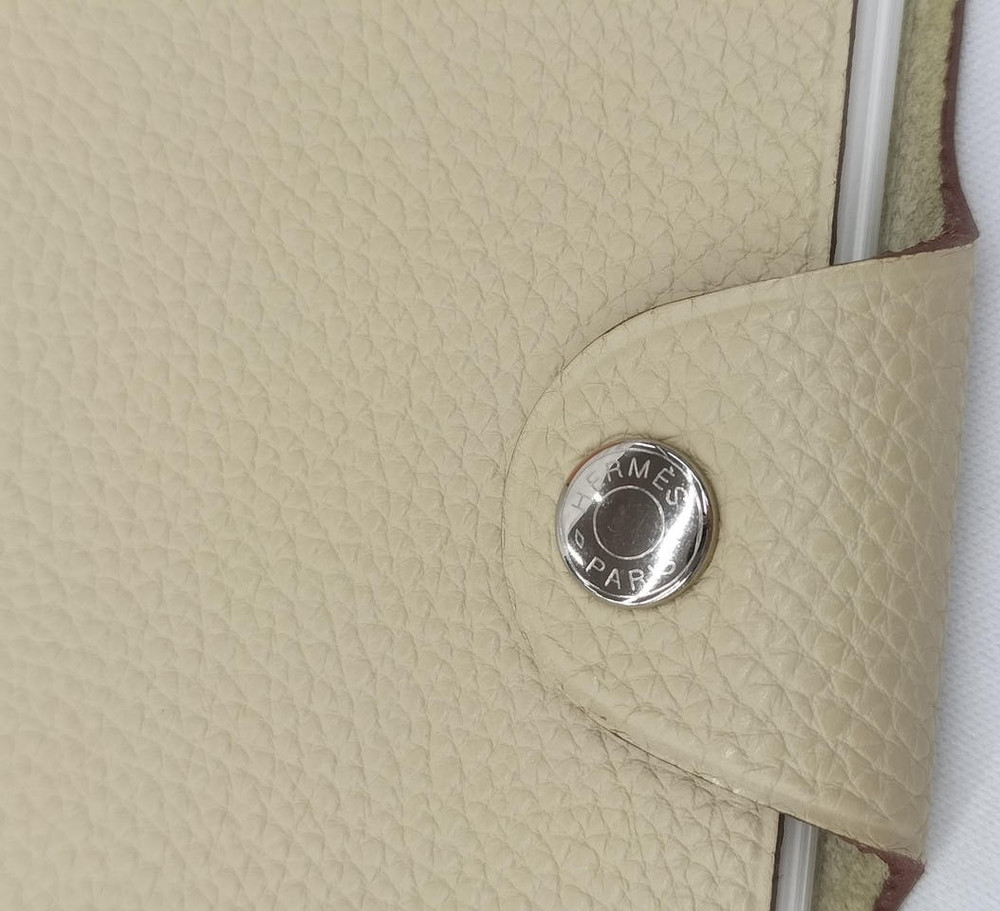 Hermes Ulysse Mini Leather Notebook Cover & Notebook Refill with Box Authentic