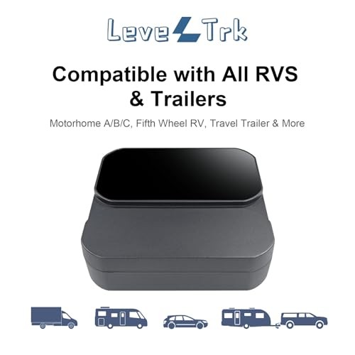 Bluetooth Leveler Tool for Campers, LevelTrk Wireless RV Leveling System, Must