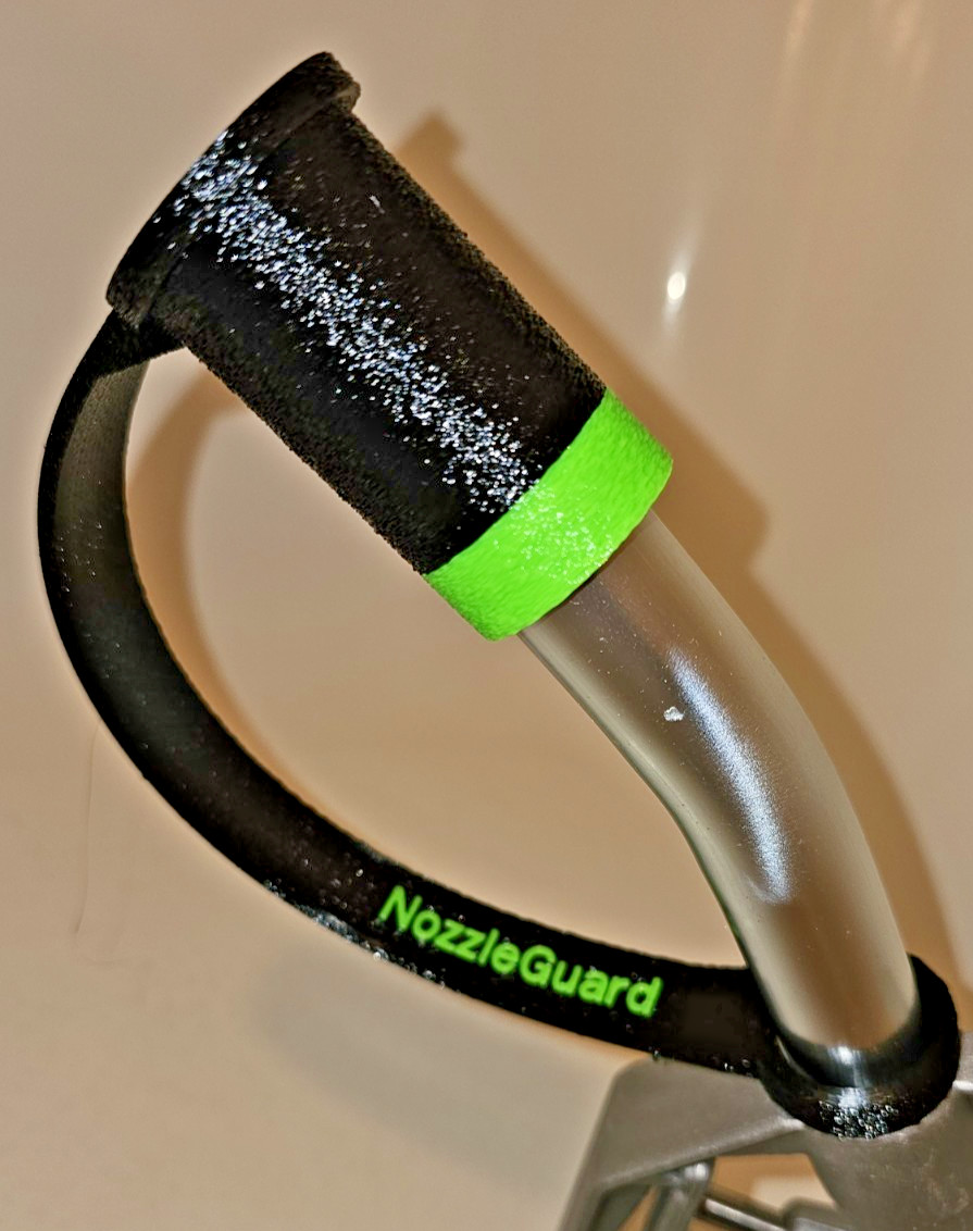 Fuel Nozzle Cover.  Gas Pump Cap Lid Guard NozzleGuard. Up to 1 in. Compatible