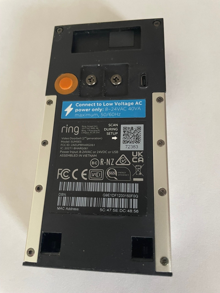 Ring Doorbell Camera