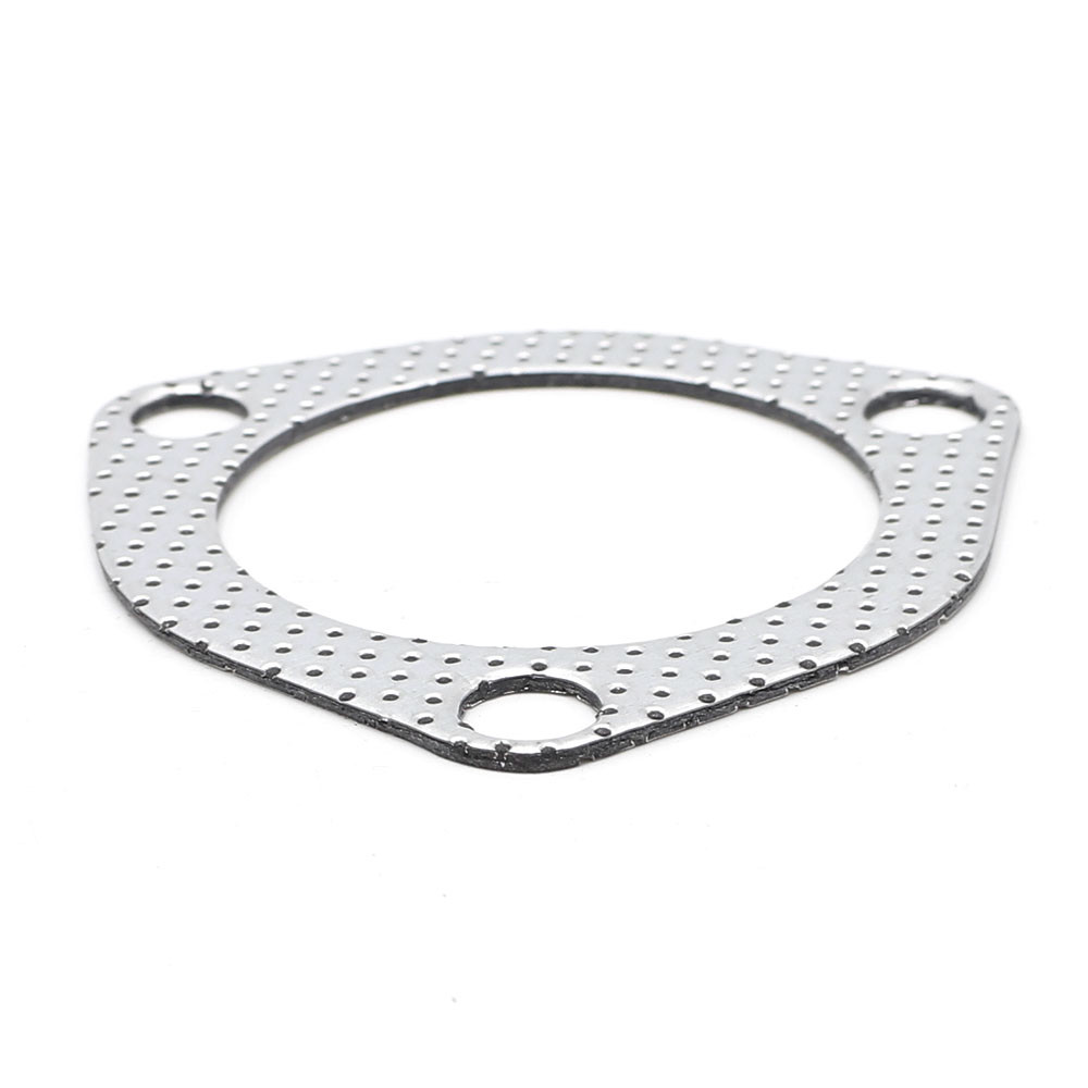 10 PACK 2.5" Catback Exhaust Header Down Pipe Manifold Collector Gasket 3 Bolt