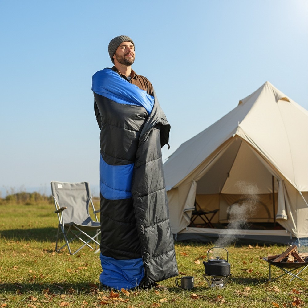 Rectangular Heated Sleeping Bag, Lightweight Sleeping Bag with Multi USB Powered