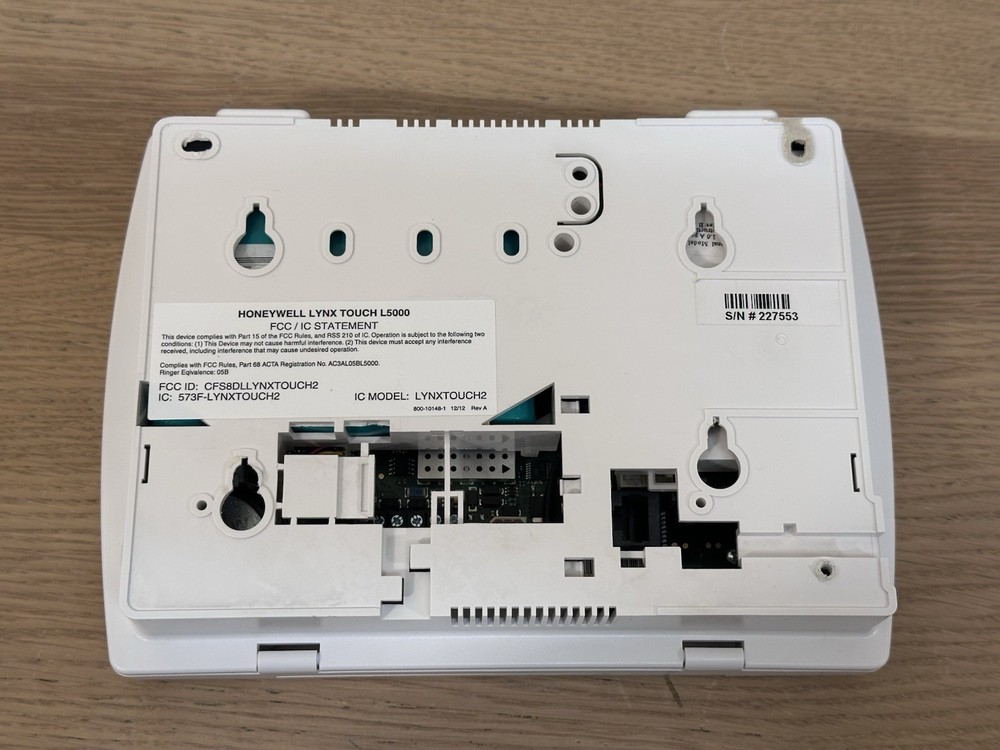 Honeywell Lynx Touch L5000 Wireless Security Alm Control Panel Keypad LYNXTOUCH2