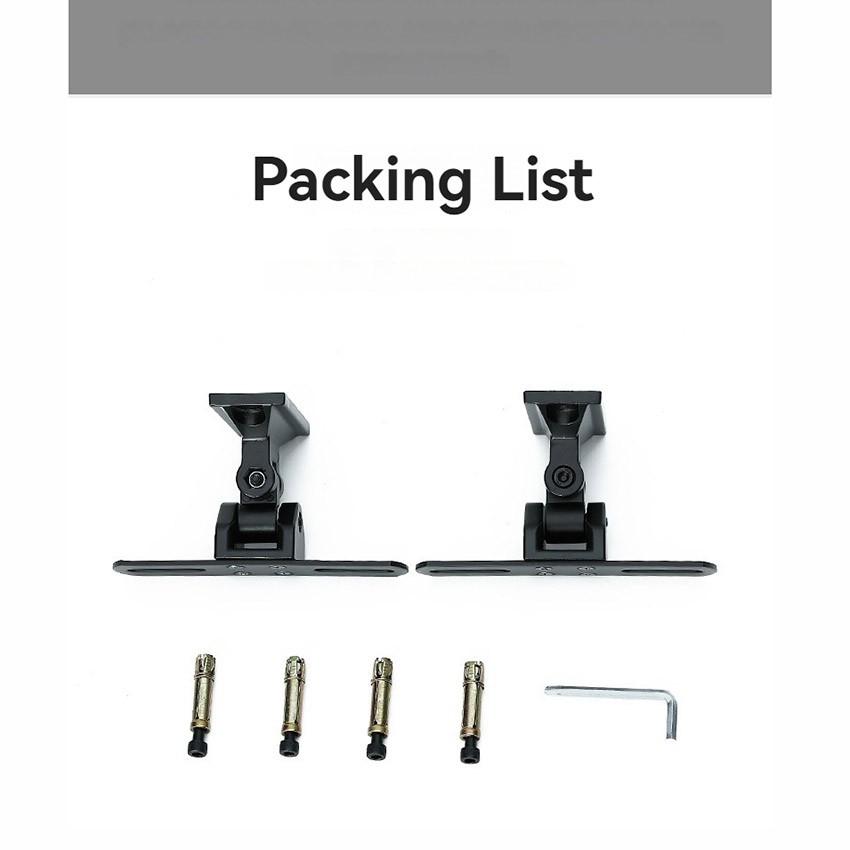Speaker Mount Bracket Adjustable Speaker Wall Mount Brackets Speaker Stand 2PCS