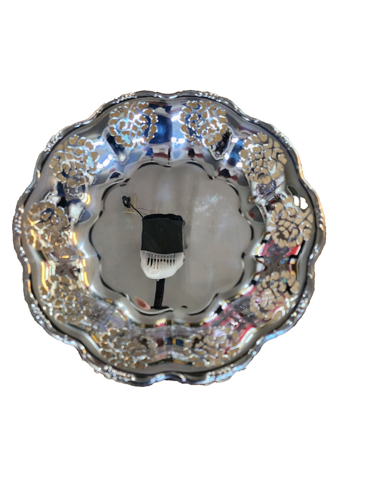 VTG Caravelle Bowl Tarnish Resistant Silverplate, West Germany 9" (MM T-2)