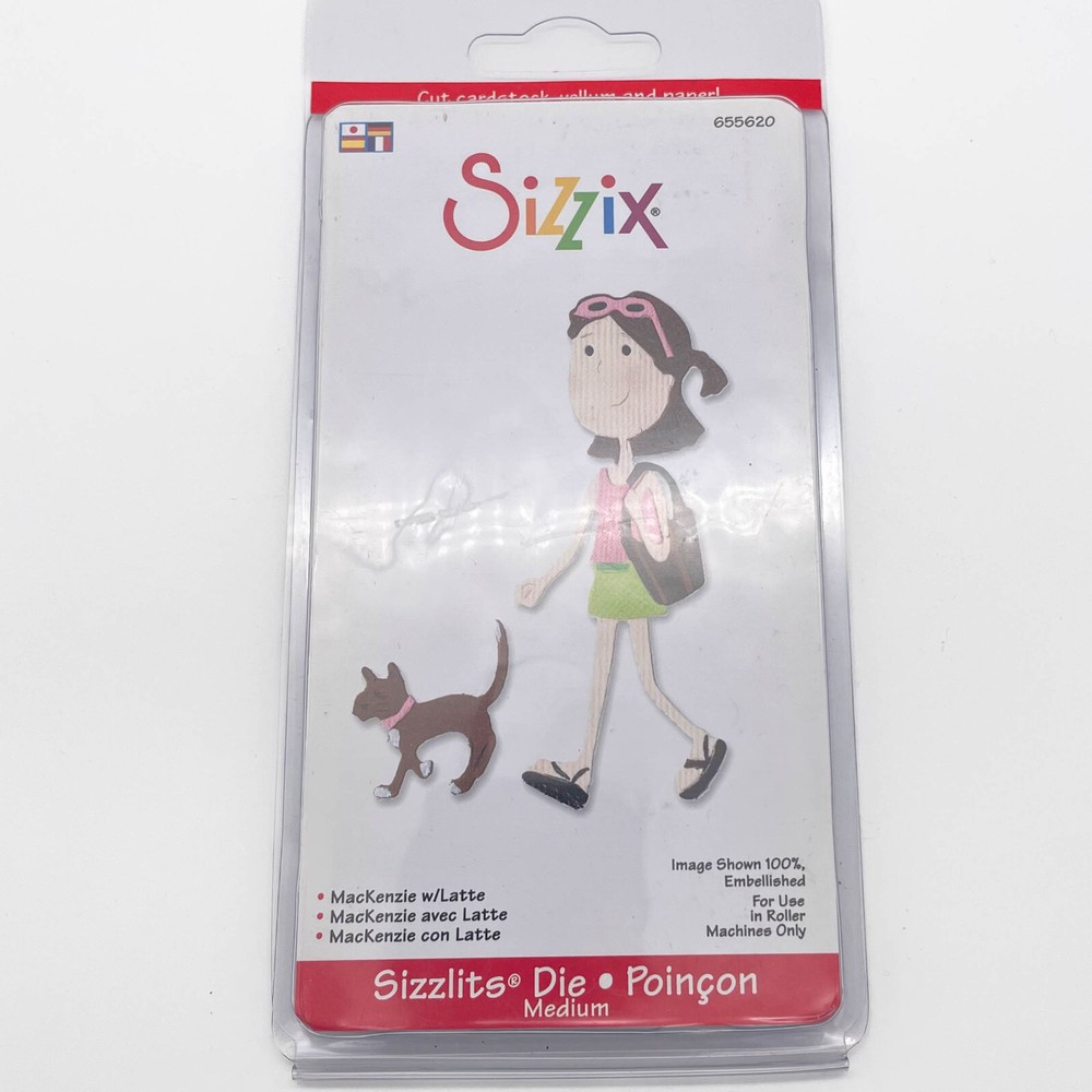 Sizzix Sizzlits Die Mackenzie With Latte 655620