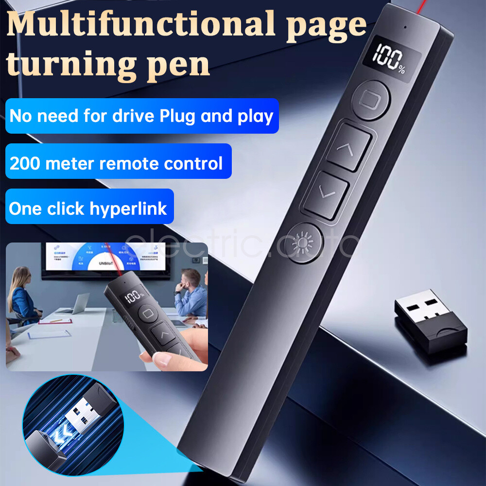Wireless Presenter USB PPT Clicker Presentation Remote Control Plug and play