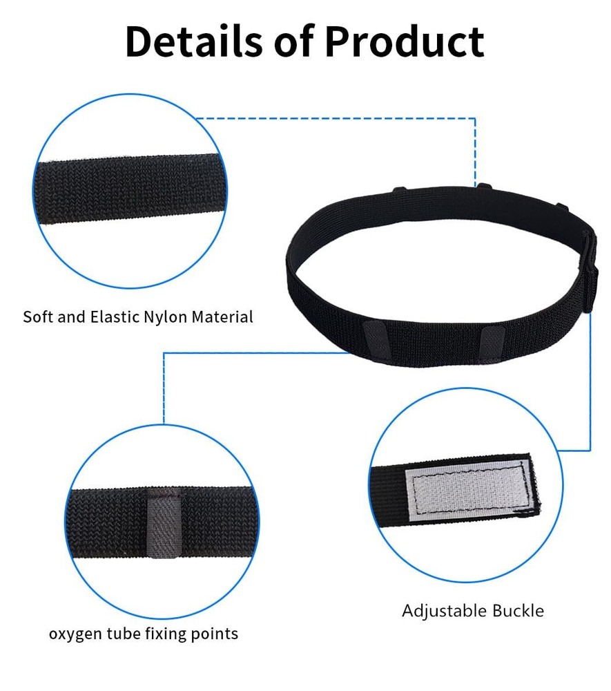 Comfortable Nasal Oxygen Cannula Ear Protector，Adjustable Cannula...