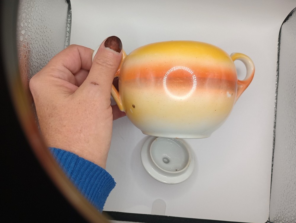 tea pot cream and sugar set