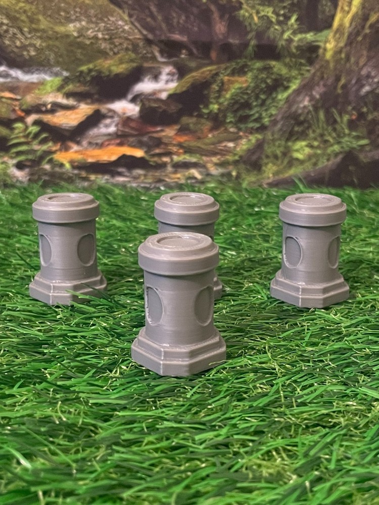 Warhammer DnD Compatible Terrain BUNDLE Grey Unpainted